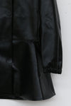 Shushutong double collar long coat aw21co07 black